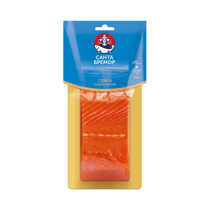 Smoked salmon fillet-portion