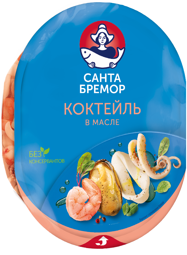 Seafood cocktail in oil "Classic"