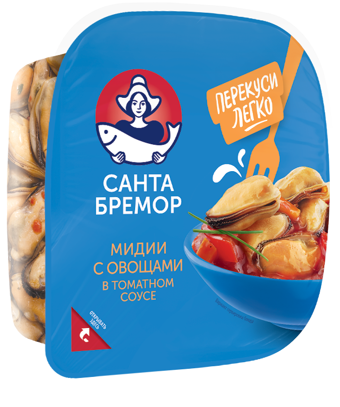 Mussels with vegetables