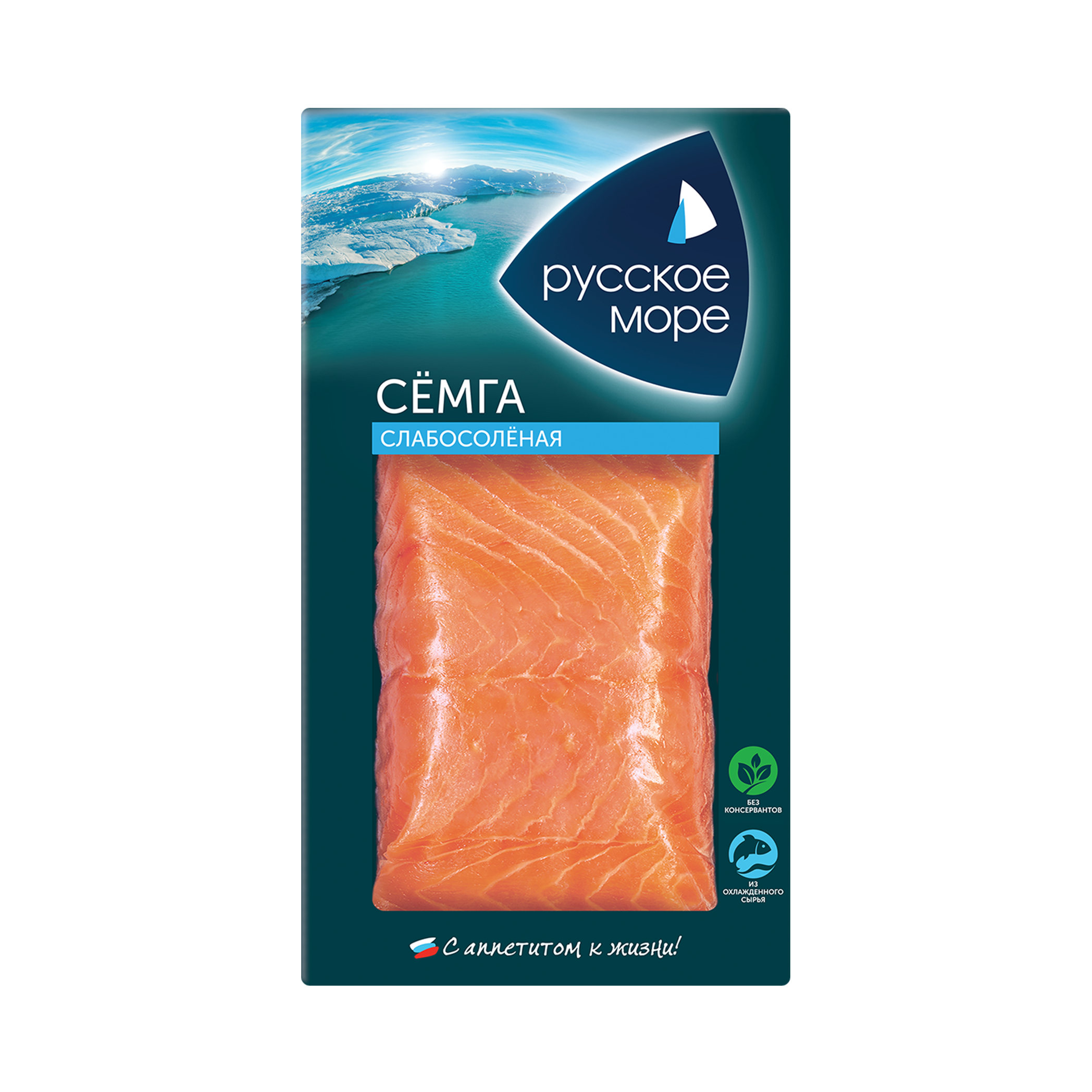 Salmon lightly salted fillet-portion