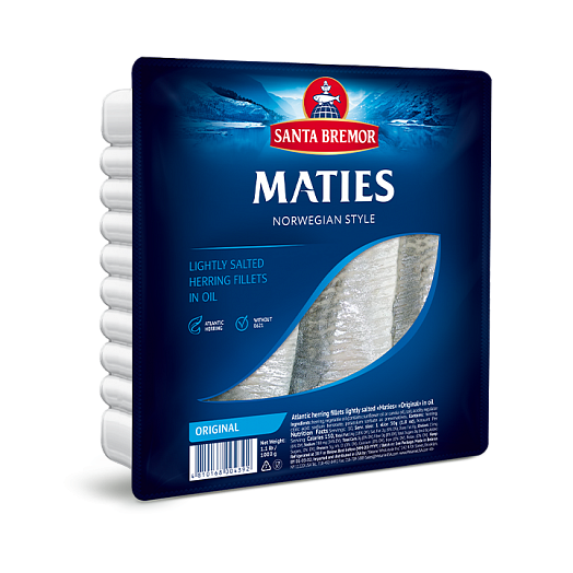 Herring fillets "Maties" "Original" in oil