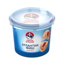 Cod fish fillet spread "Atlantic fish" with salmon
