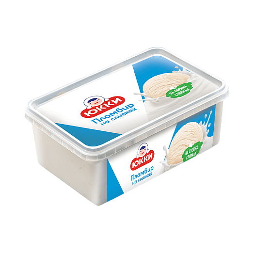 "YUKKI PLOMBIR ON DAIRY CREAM'' Vanilla-flavoured ice cream 1000 g
