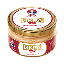 Delicacy capelin caviar lightly smoked 180 g