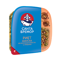 Sea kale salad pickled "Riet" "Snack" with mushrooms 150 g