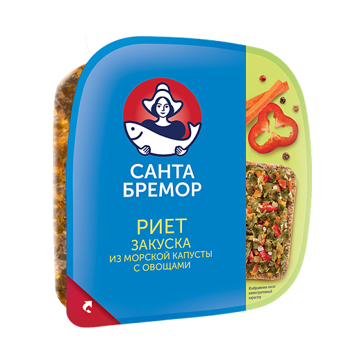 Sea kale salad pickled "Riet" "Snack" with vegetables 150 g