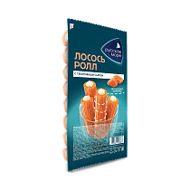 Salmon sticks "Salmon roll" imitation with cheese pasteurized chilled 180 g