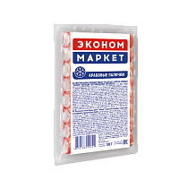Crab sticks "Econom" imitation pasteurized frozen 100 g