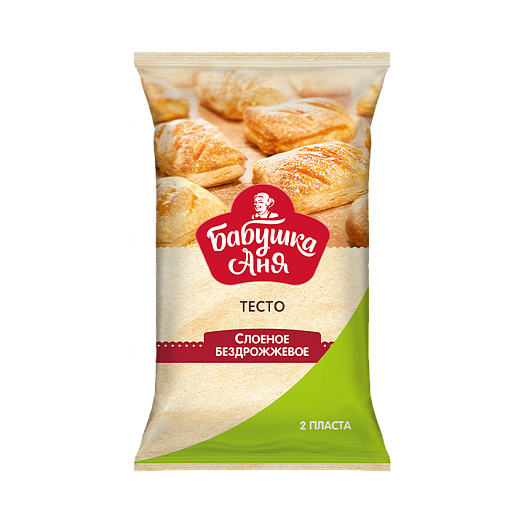 Puff pastry dough “Granny Annie” (without yeast) 900 g
