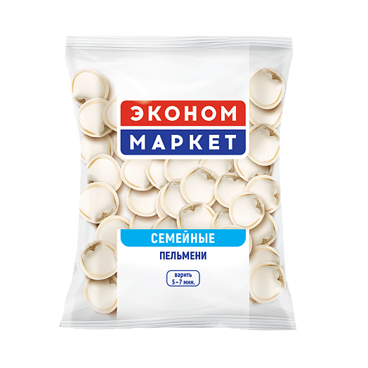 Poultry dumplings "Econom Market" Semejnye 750 g