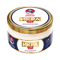 Delicacy capelin caviar "Classic" 180 g