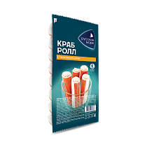 Crab sticks "Crab roll" imitation with cheese pasteurized chilled 180 g