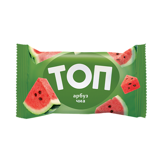 "TOP WATERMELON CHIA" Cream ice cream with watermelon filling and chia seeds in a waffle cup 70 g