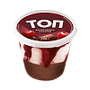 "BIG TOP CHERRY VANILLA CHOCOLATE" Cream two-layered chocolate vanilla flavored ice cream with cherry topping and vanilla flavor decorated cherry topping 250 g