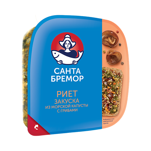 Sea kale salad pickled "Riet" "Snack" with mushrooms 150 g