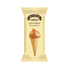 Ice cream "Plombir" crème brulee in milk caramel glaze in a waffle sugar cone with fatty glaze with caramel flavor "BREST-LITOVSK", 1/70 g