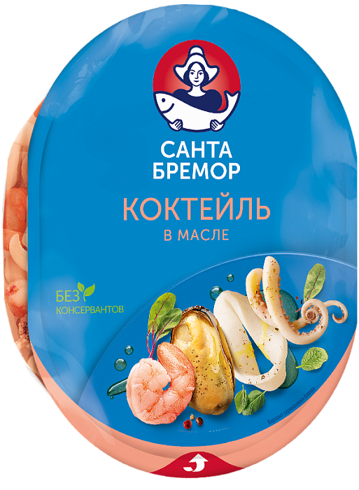 Seafood-cocktail in oil "Classic"