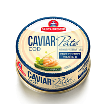 Delicacy Atlantic cod caviar "Pate" pasteurized