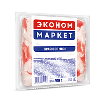 Crab meat "Econom" imitation pasteurized chilled 200 g