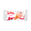"SOLETTO SWEET RASPBERRY" Cream ice cream with "panna-cotta" flavour, raspberry filling and confectionary glaze in wafer sugar cone 75 g
