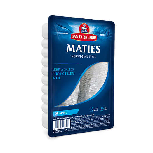 Herring fillets "Maties" "Original" in oil