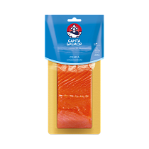 Lightly salted salmon fillet-portion