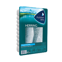 Herring fillets "Russian sea" traditional method of salting in oil