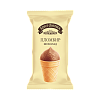 Chocolate ice cream plombir in a waffle cone "BREST-LITOVSK", 1/75 g