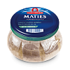 Herring fillet pieces "Maties" "XXL selected" with onions, in oil