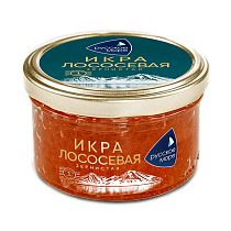 Salmon grained caviar