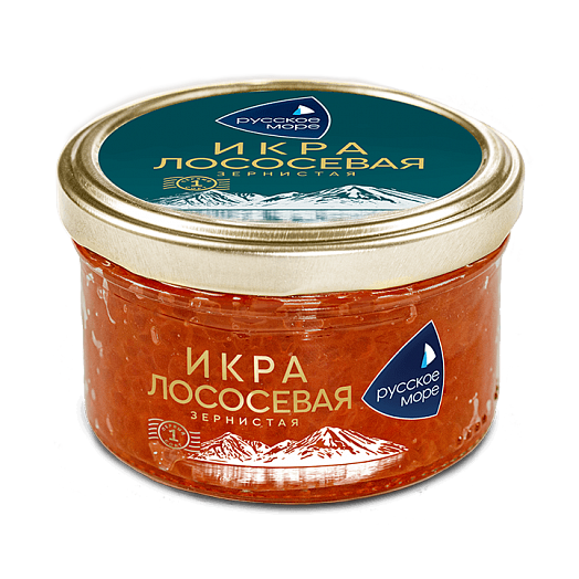 Salmon grained caviar