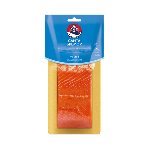 Salmon lightly salted fillet-portion