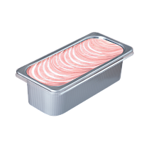 "Strawberry-vanilla" Frozen double-layered strawberry dessert with vanilla flavour 1300/2800 g