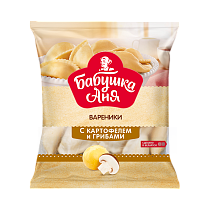 Dumplings “Granny Annie” filled with potato and mushrooms 430 g