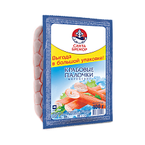 Crab sticks "Santa Bremor" "Classic" imitation pasteurized frozen 400 g