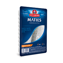 Herring fillets "Maties" "Smoke flavor" in oil